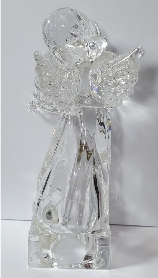 Mikasa Herald Collection Angelic Violin Full Lead Crystal Figurine Germany