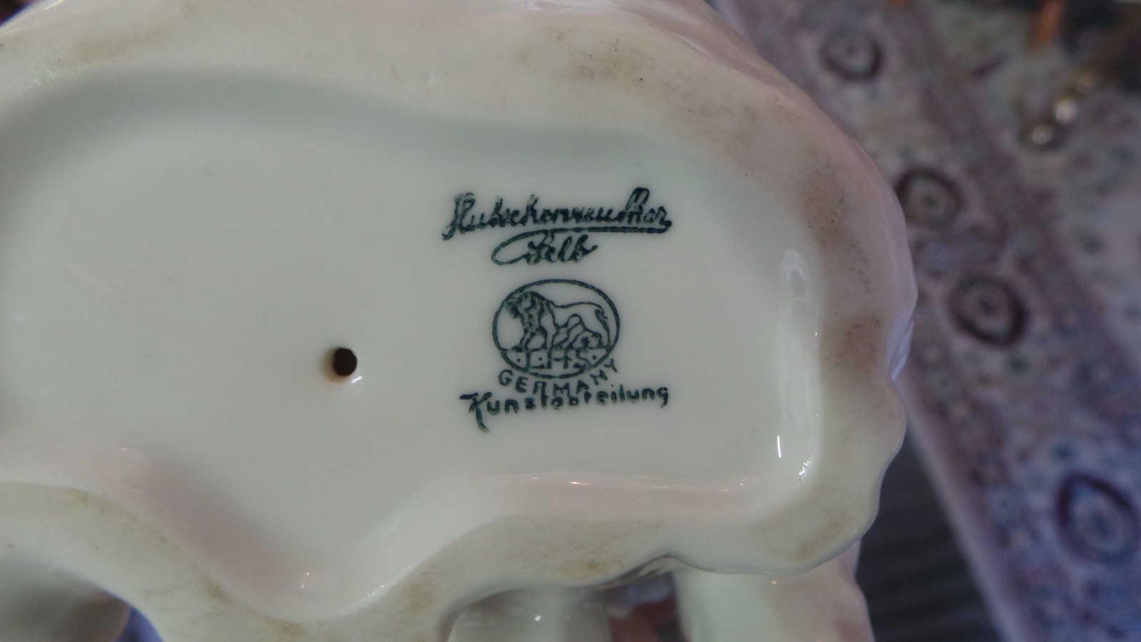 VINTAGE HUTSCHENREUTHER SELB CAT PORCELAIN GERMANY