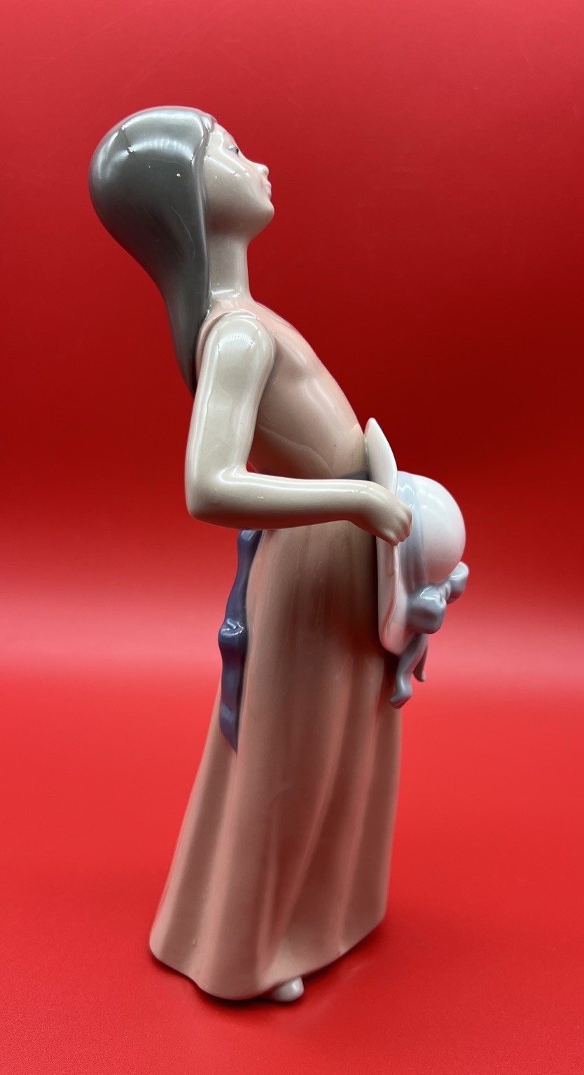 Vintage 1978 Retired LLadro Spain Hand-Painted Porcelain Figurine #5008 DREAMER