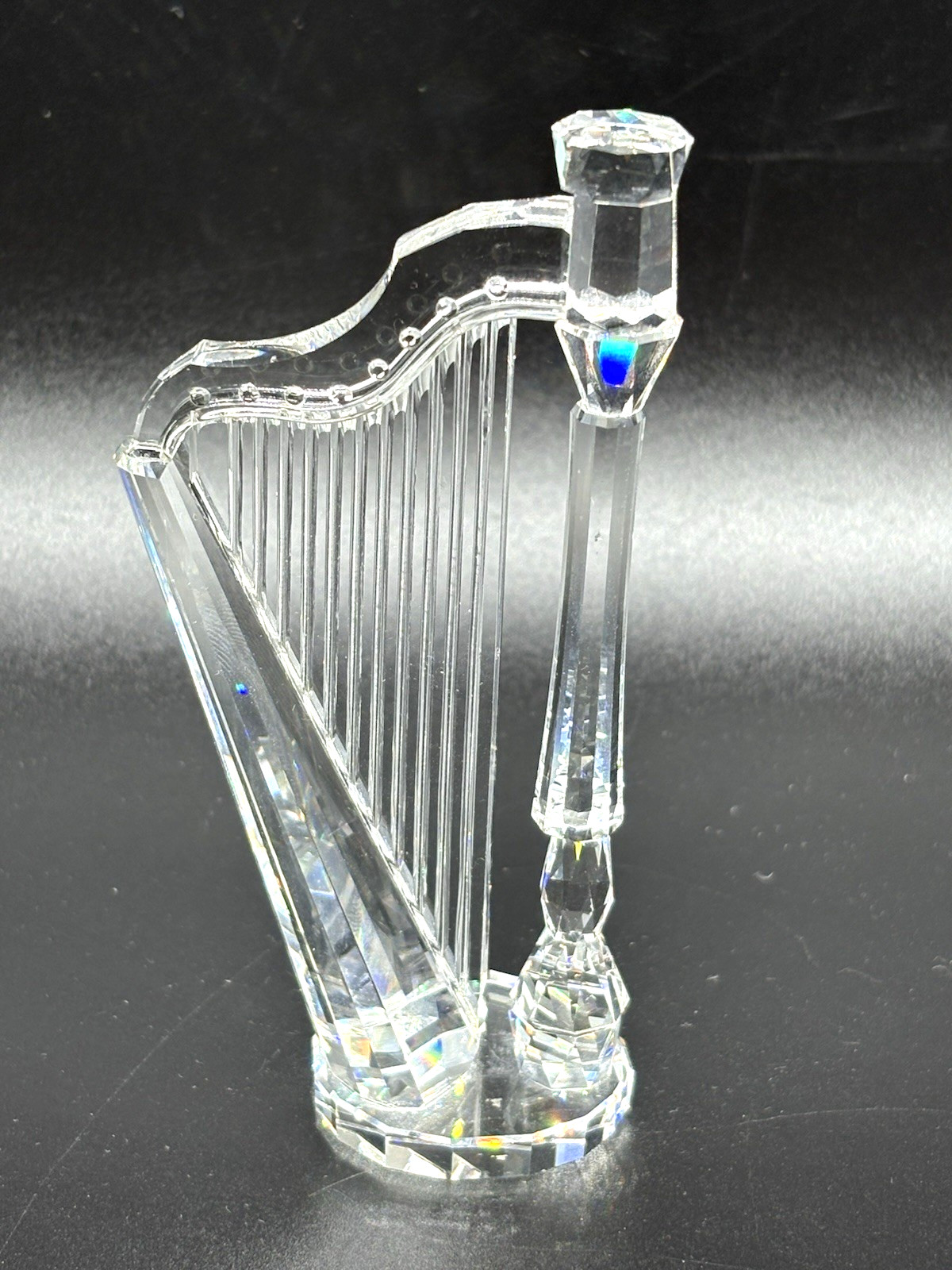 Swarovski Harp Crystal Melodies Collection Musical Instrument Figure 4″ Austria