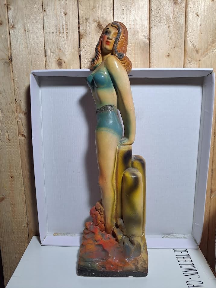 Miss America Pin up Chalk Figure