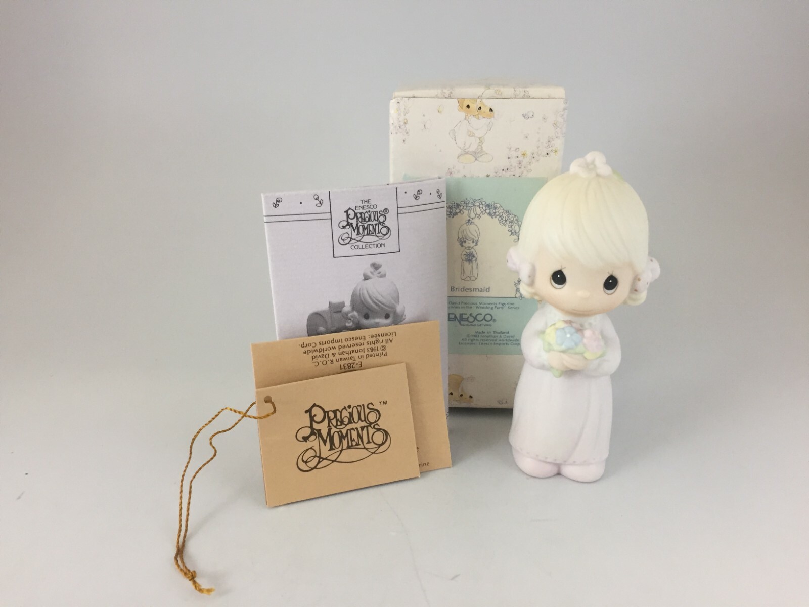Precious Moments E-2831 Bridesmaid Figurine (Vessel) 1991 NEW