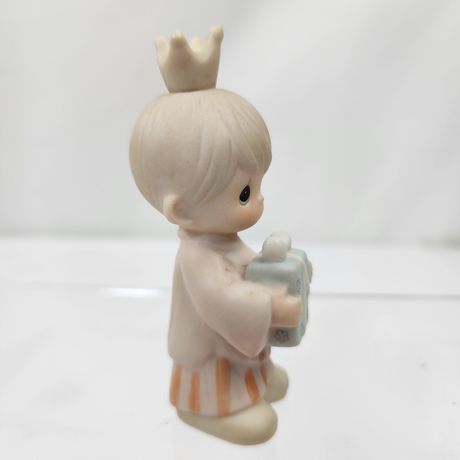 Precious Moments Nativity Come Let us Adore Him 3″ Miniature ’82 E2395 Wiseman 3