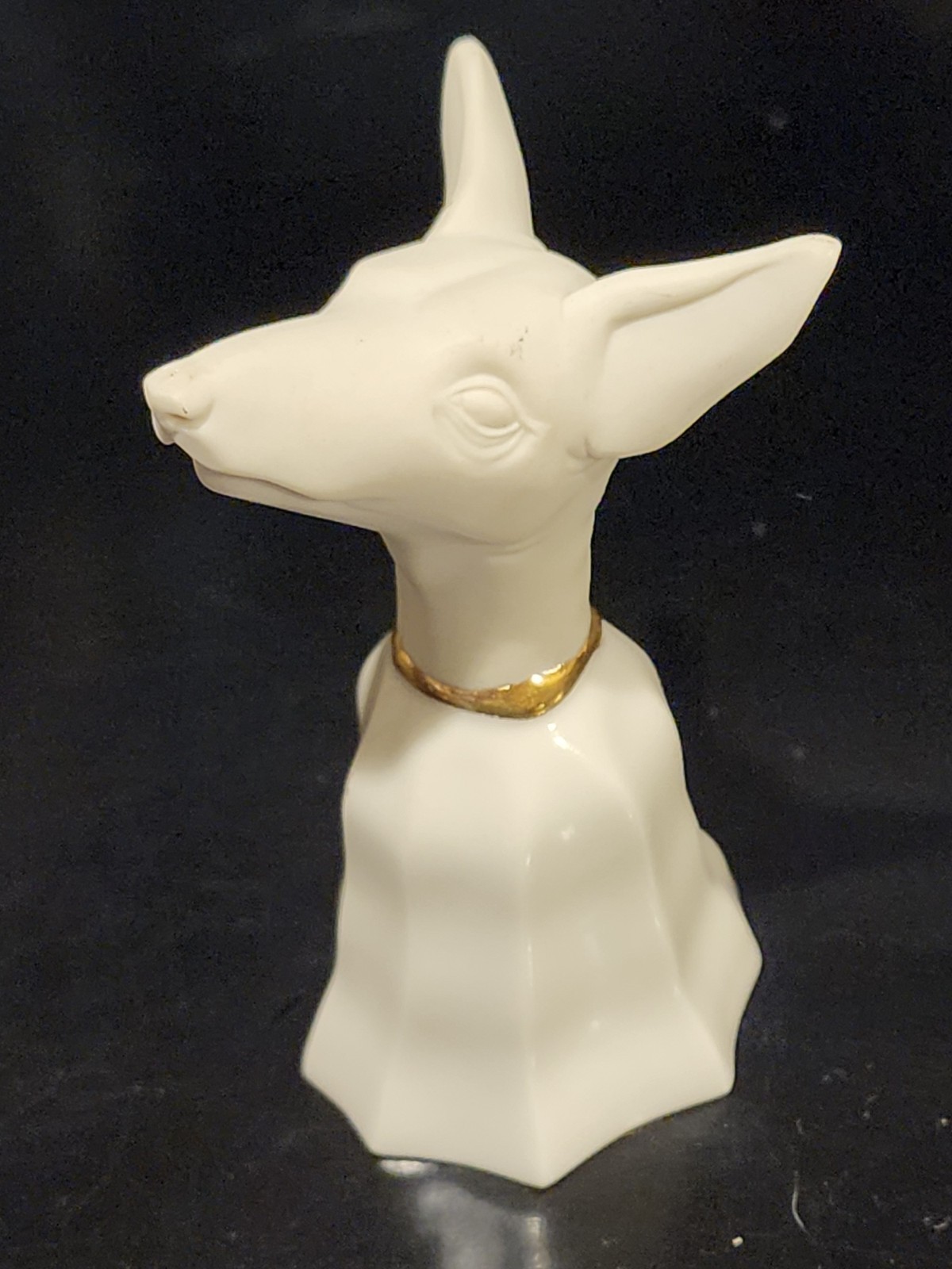 Signed Ilona Romule Porcelain FOX Shot Glass Cup