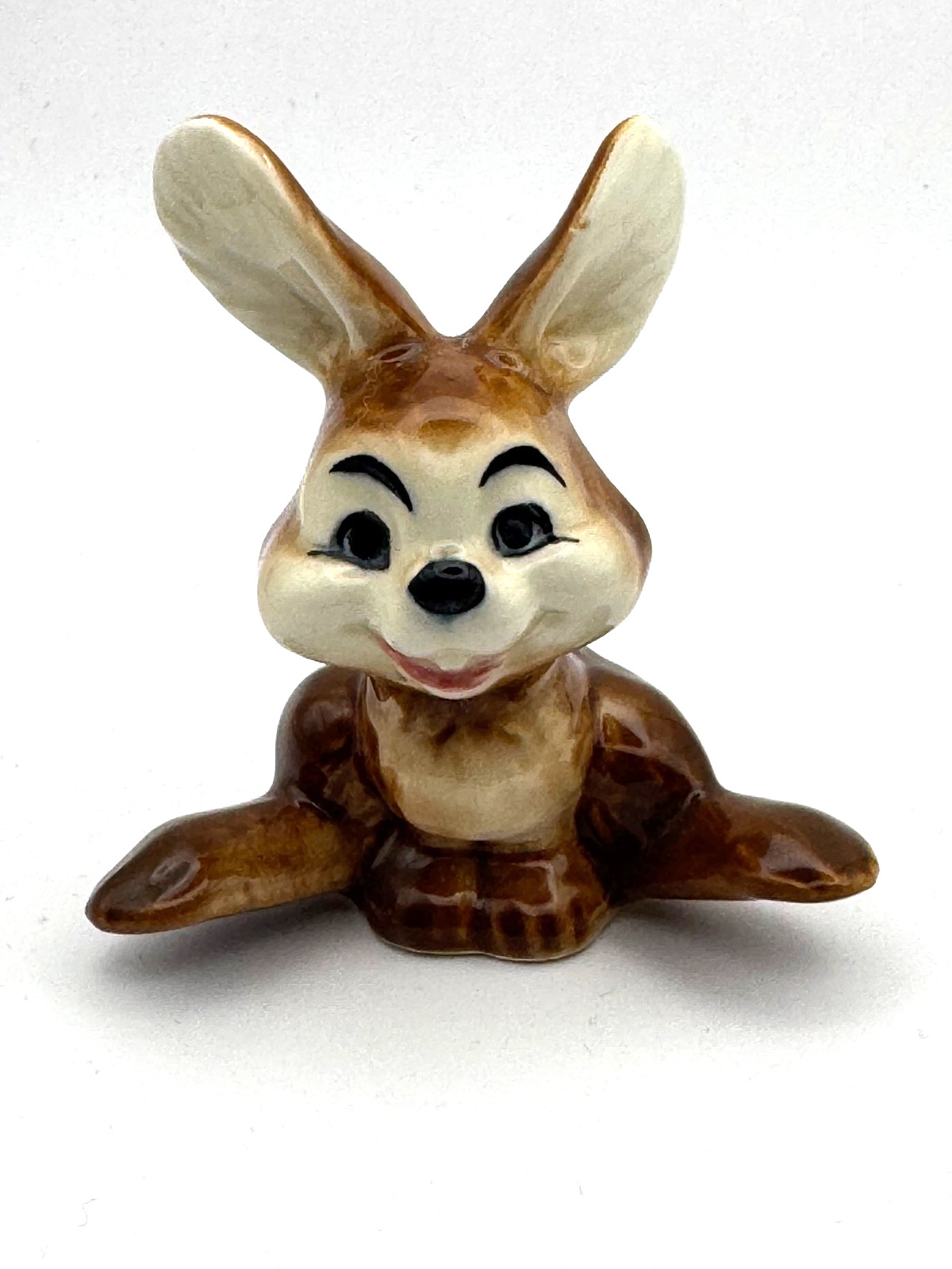 Goebel West Germany Bunny Figurine Brown Ceramic Rabbit Vintage Decor