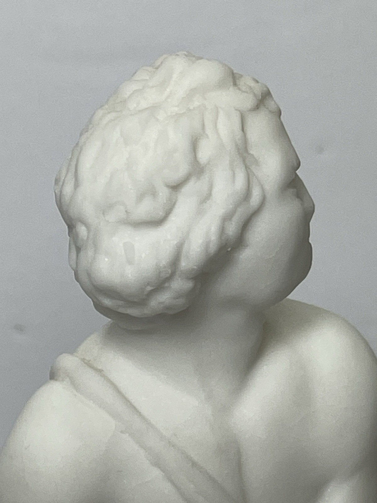 Vintage Bisque Porcelain Statue — “David” by Michelangelo