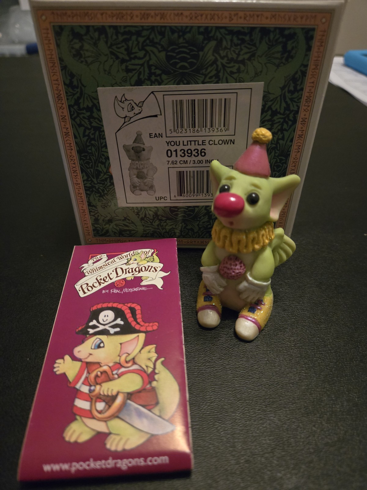 Pocket Dragon “You Little Clown” by Real Musgrave Dragon Figure 2004 Handmade