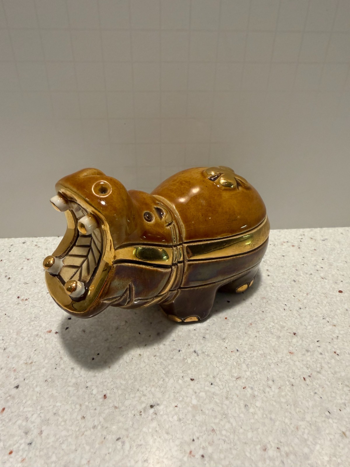 De Rosa Rinconada Hippo Gold Accents Mouth Open