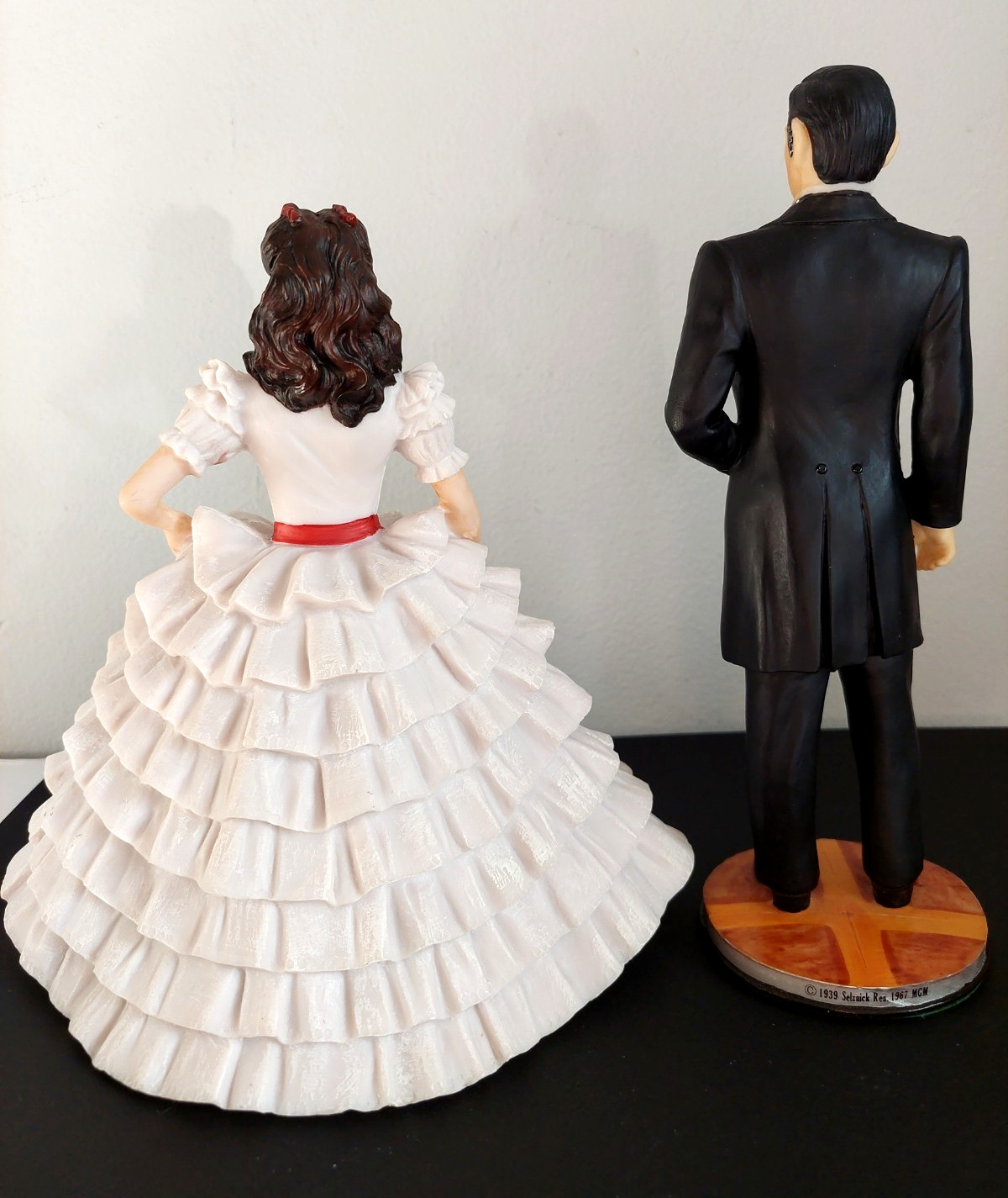 Gone with the Wind Figurines Scarlett O’Hara Rhett Butler Set Vintage 1988