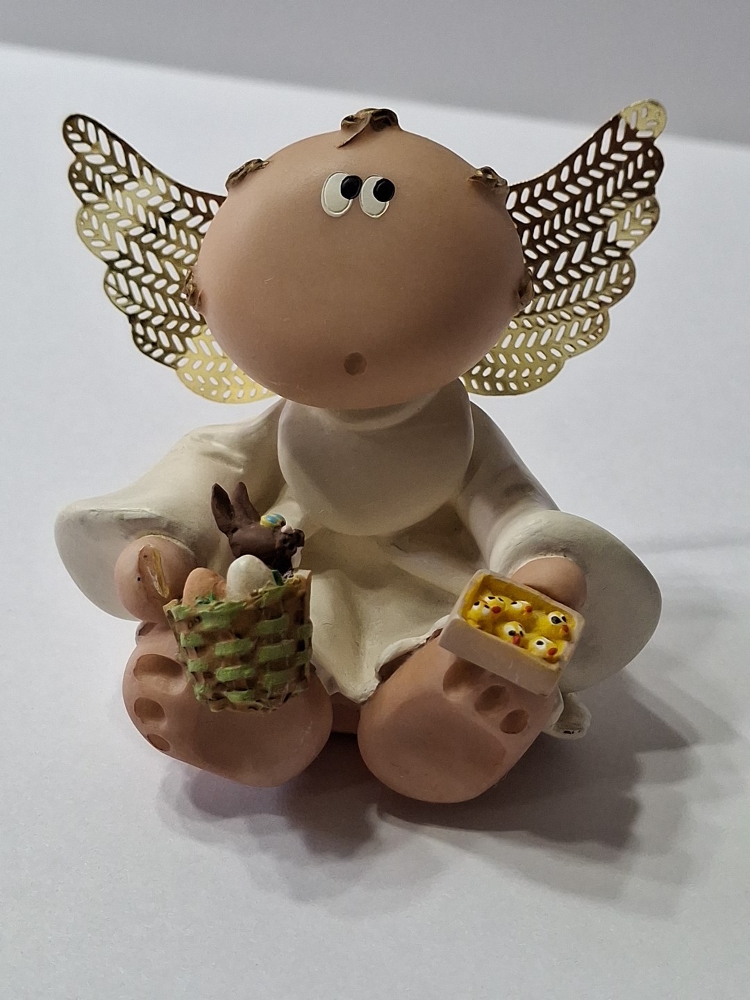 Lot 2 Vtg Russ ANGEL CHEEK’S Kirk’s Kritters Figurines Angel