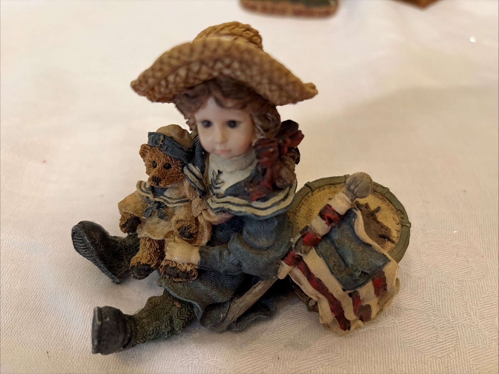 Boyds Bears Lot 3 Patriotic Figurines. Great Condition. No Boxes