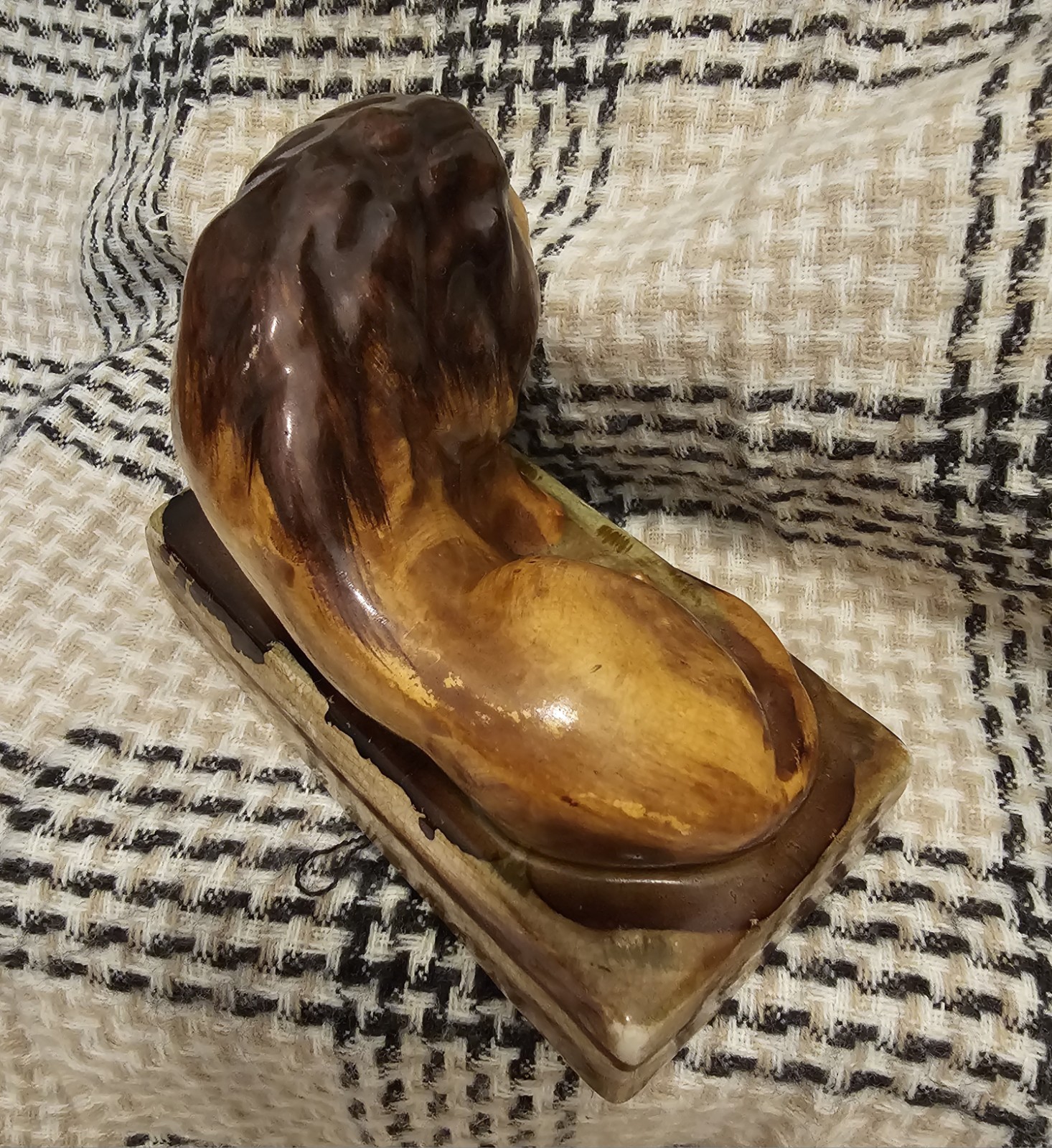 Beautiful Vintage* 5.5 ” English Staffordshire Lion* Glossy*EXCELLENT COND