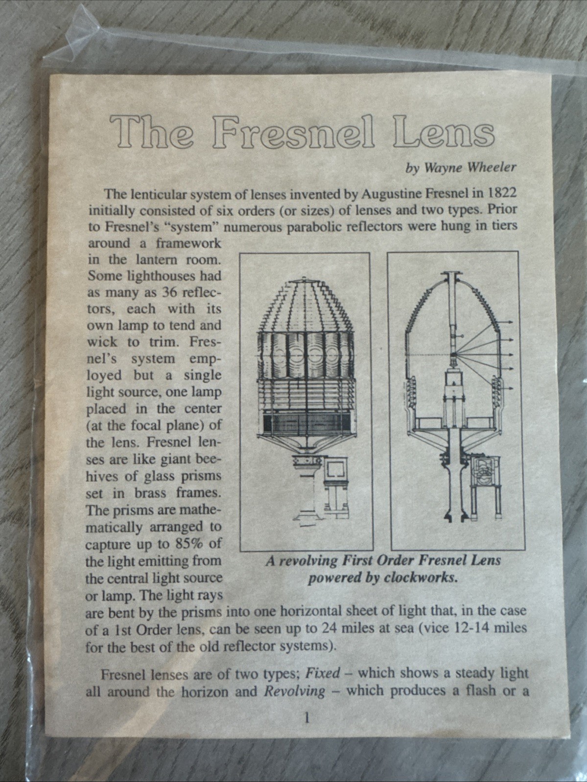 Harbour Lights Fresnel Lens 5th Order #631 With Box And Original Packaging
