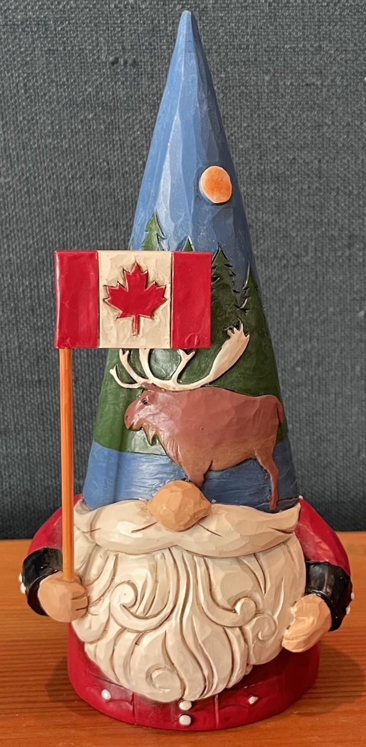 Jim Shore Canadian Gnome O Canada 5.5″ Tall No Box