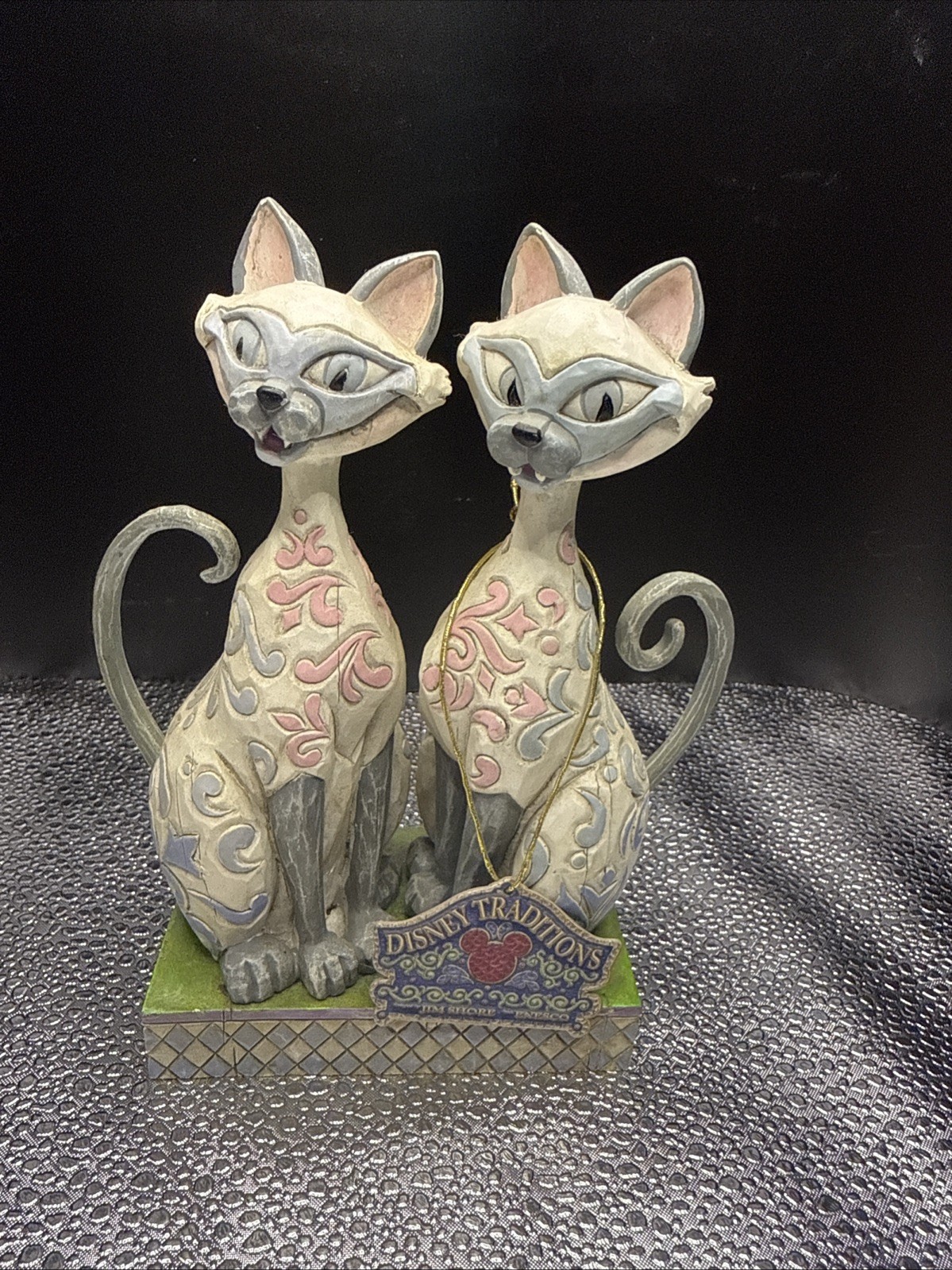 Jim Shore Si & Am Lady & The Tramp Figure 4007215 Disney Traditions