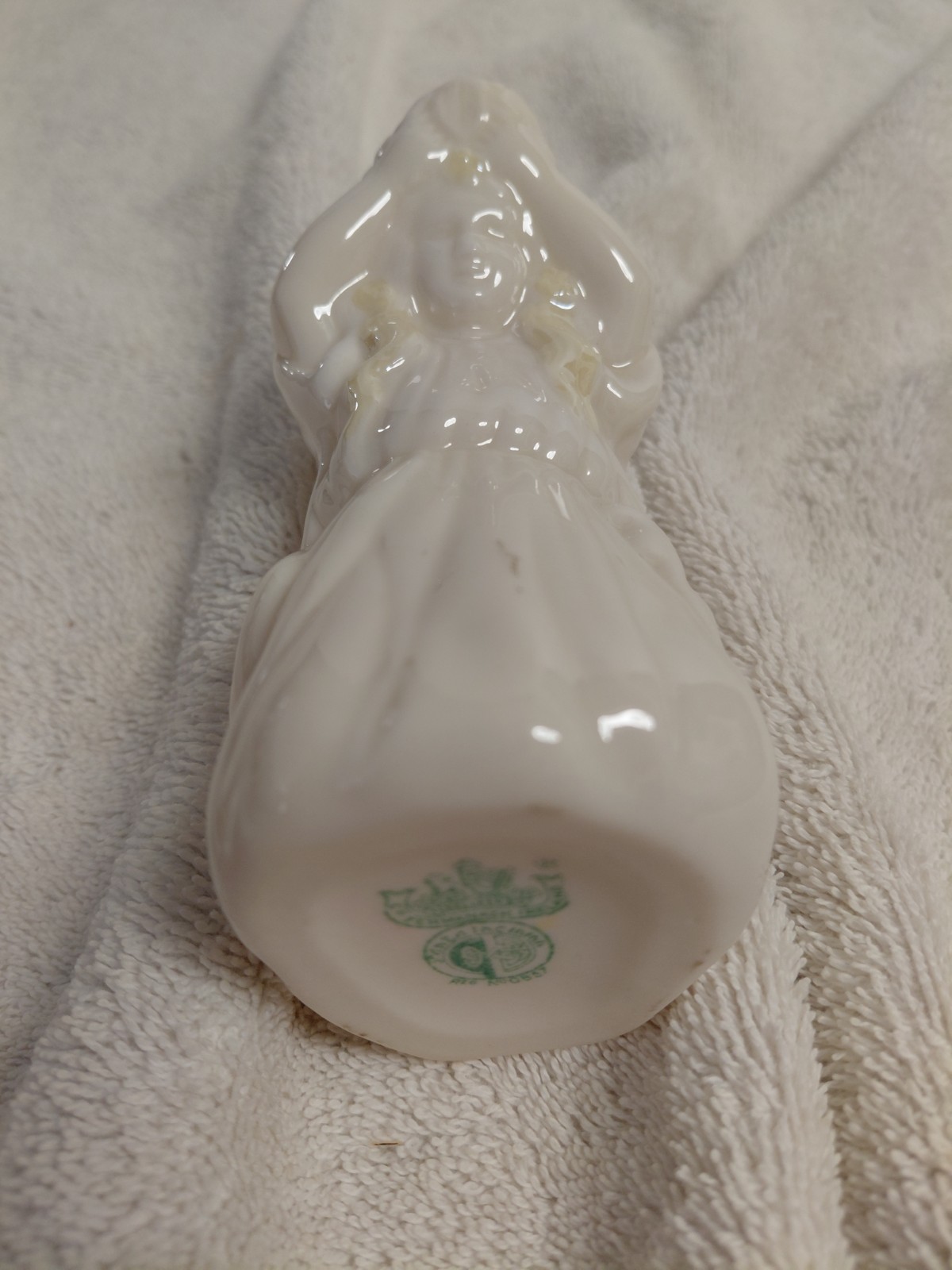 Belleek porcelain Leprechaun W/Cobb Tint & Undine Maiden or Fairy Pitcher PAIR