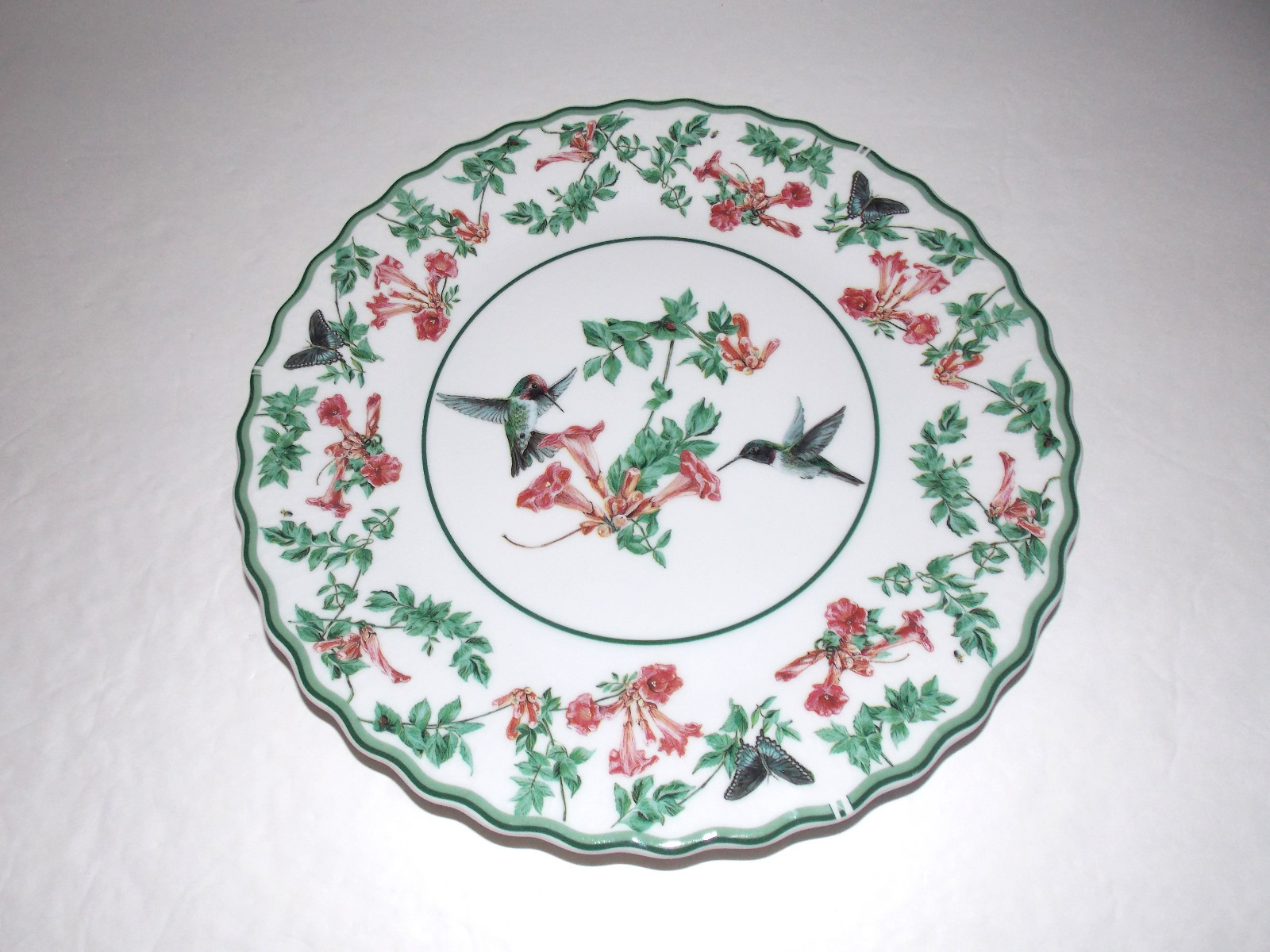 NATIONAL WILDLIFE FEDERATION Hummingbird Plate – Andrea by Sadek