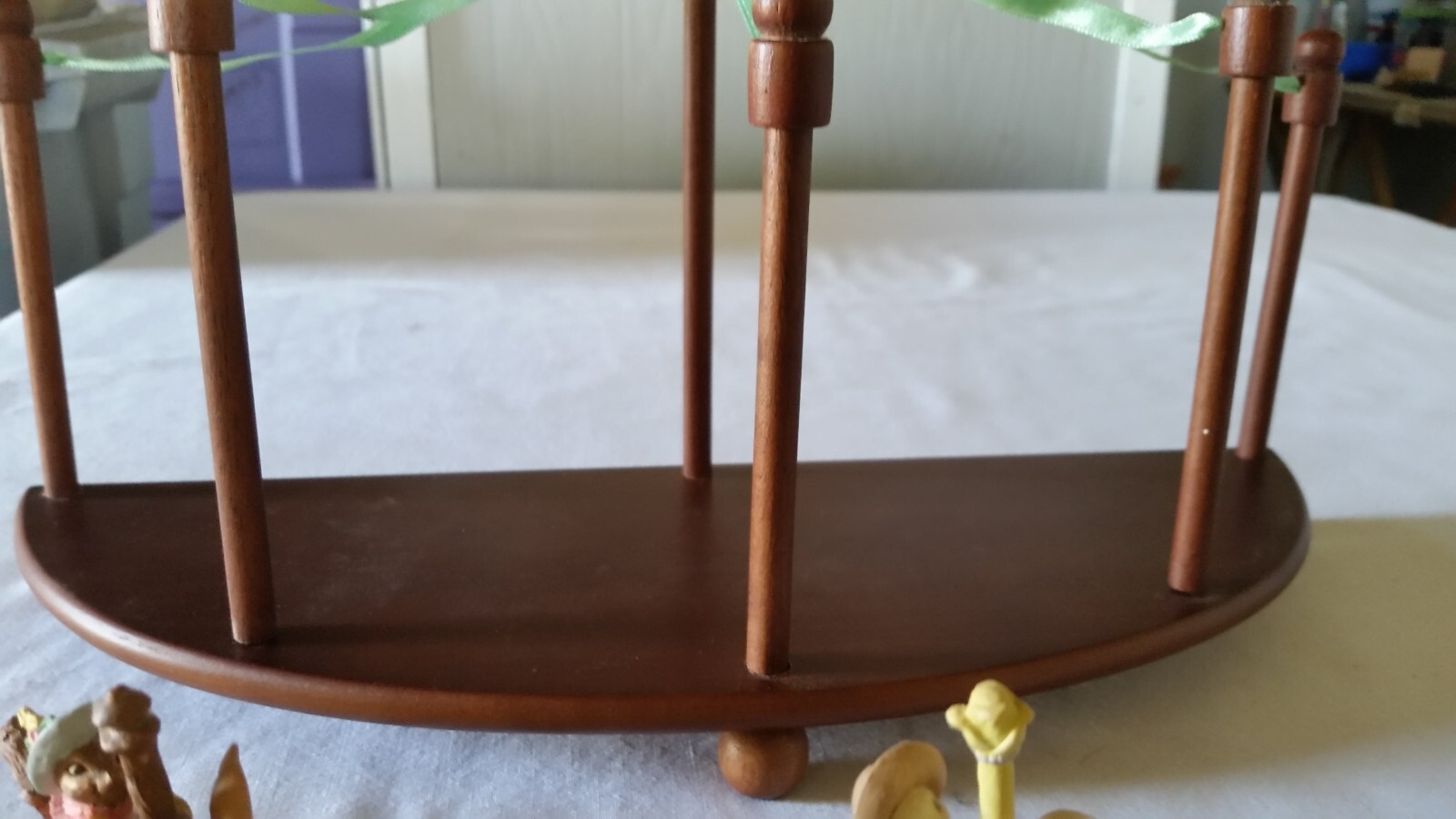 Vintage Avon Carousel Wonderland Miniatures 4 – with Display Stand (Rare) 1993