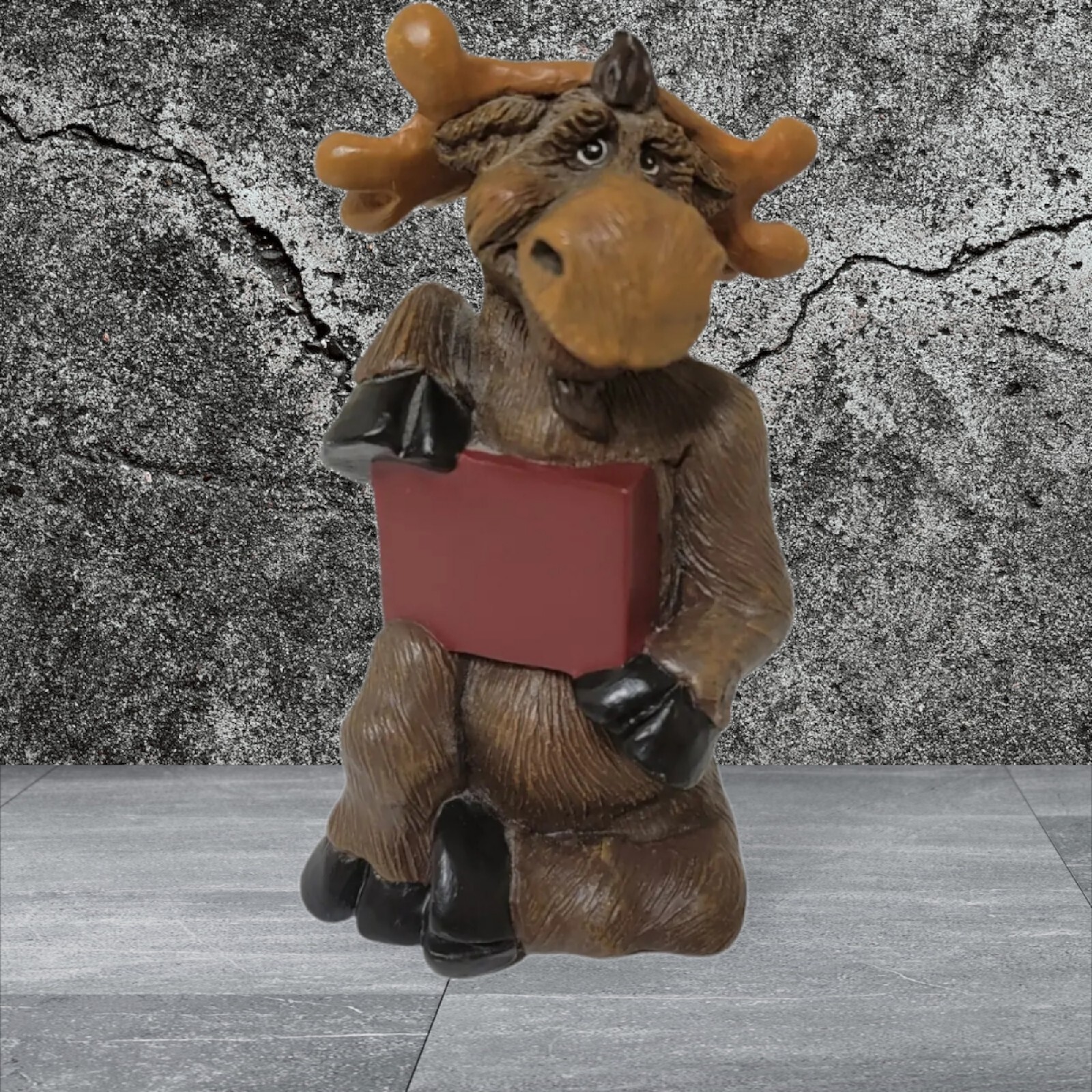 SUNDANCE UTAH MOOSE KEITH HYLTON PAWS & CLAUS FIGURINE VTG personalize yourself