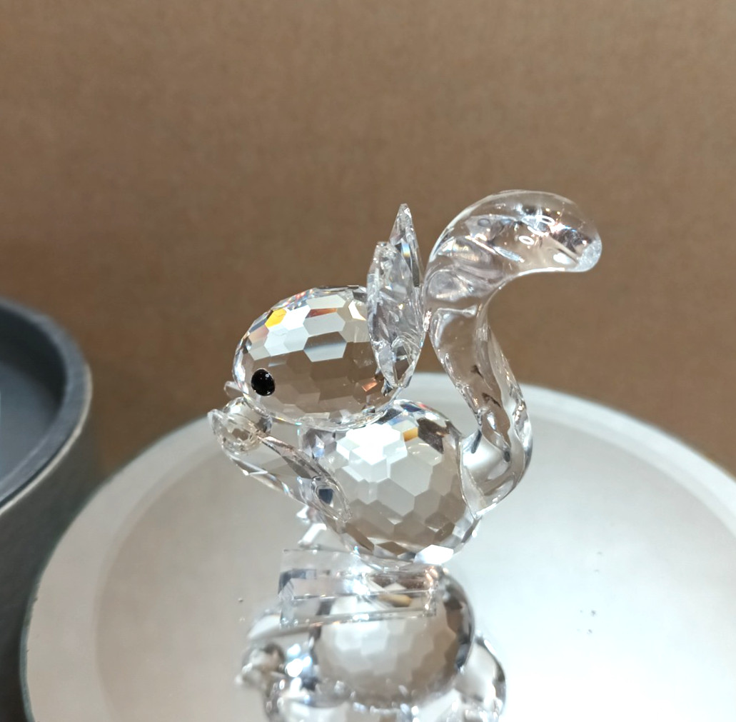 Swarovski Crystal Squirrel with Long Ears #7662NR42 in Box