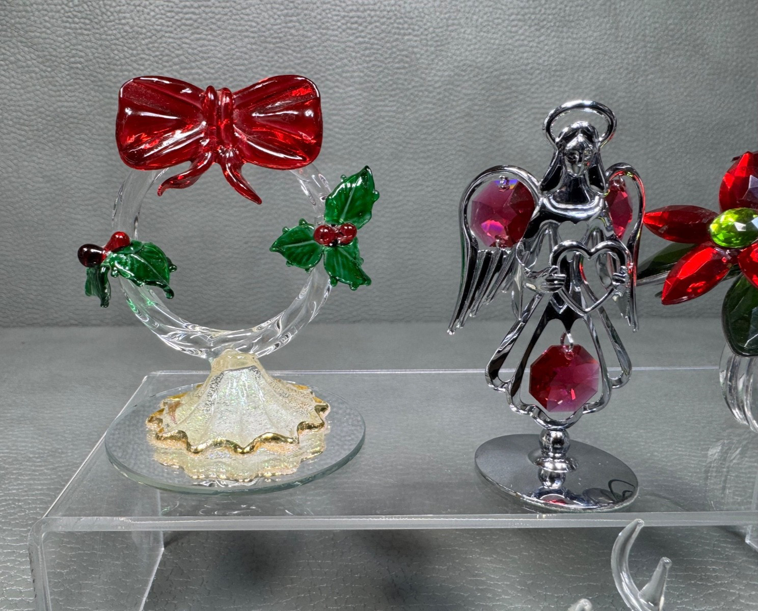 Collection of 9 Miniature Crystal Figurines