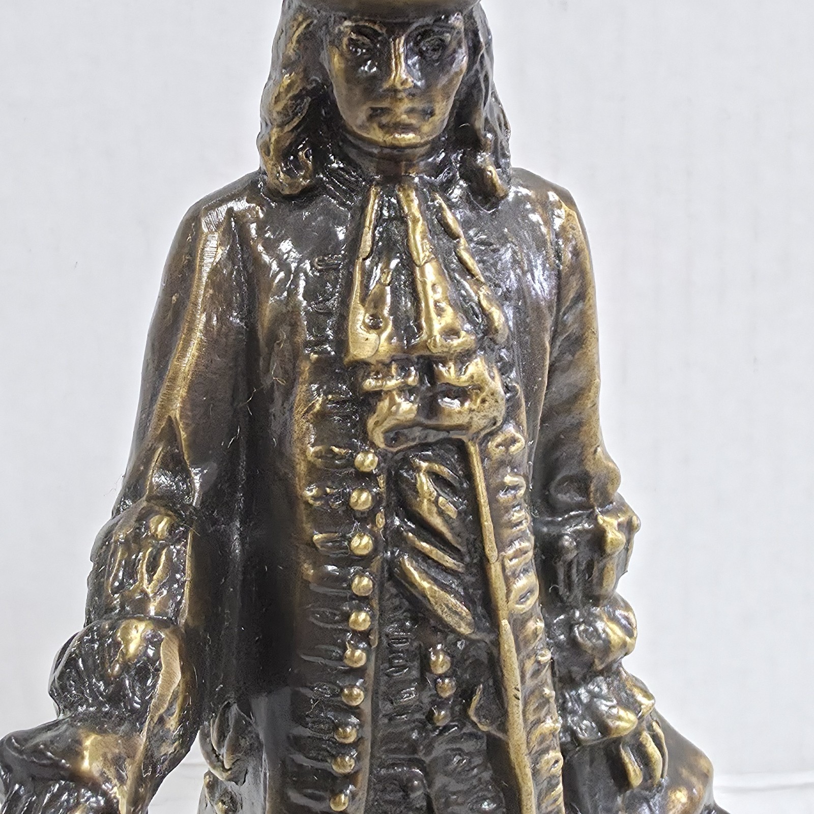 William Penn Awards Statue Figurine Quaker Metal Heavy 8.5 in Tall