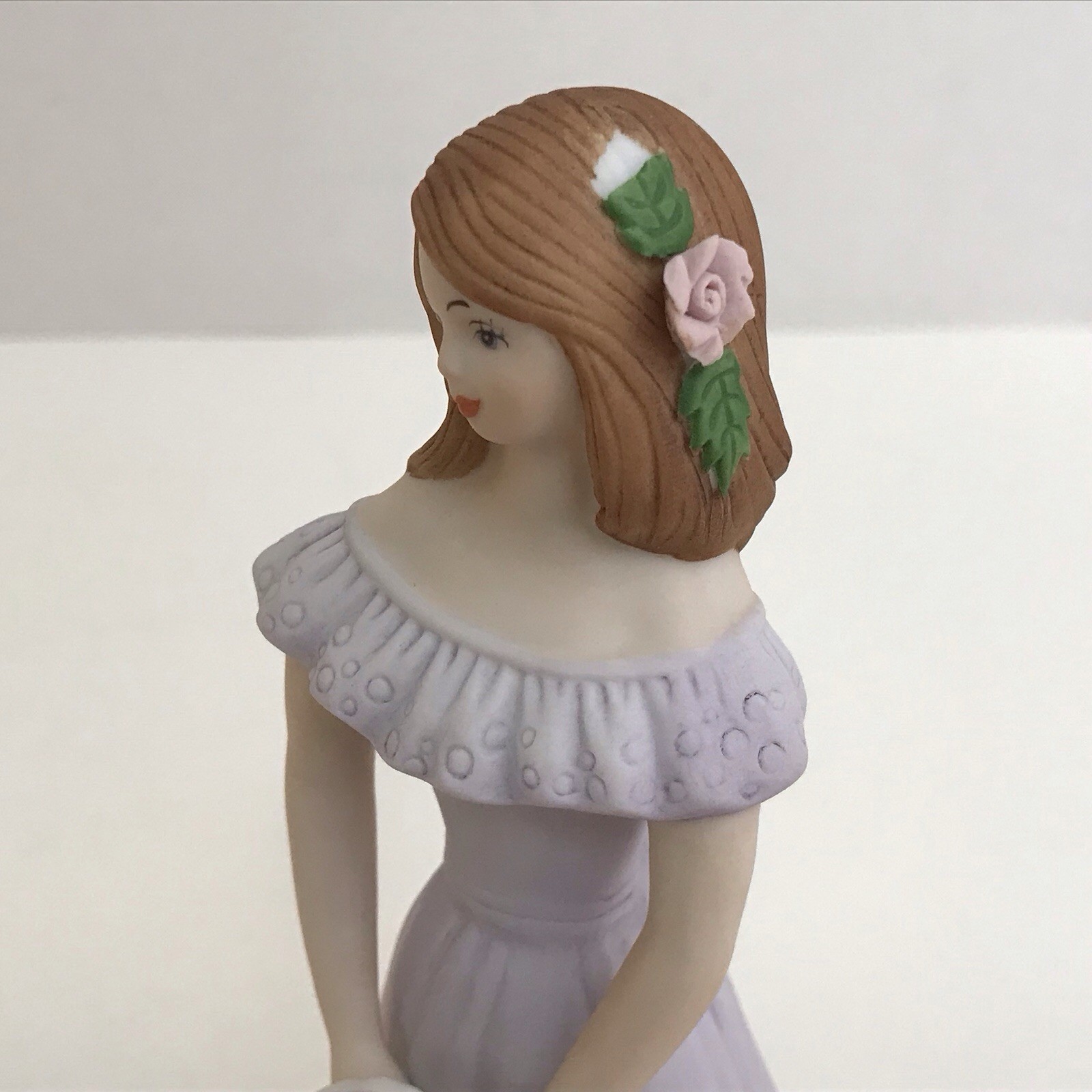 Enesco Growing Up Birthday Girl Baby-16 Years Old Plus Graduation Figure *Read*