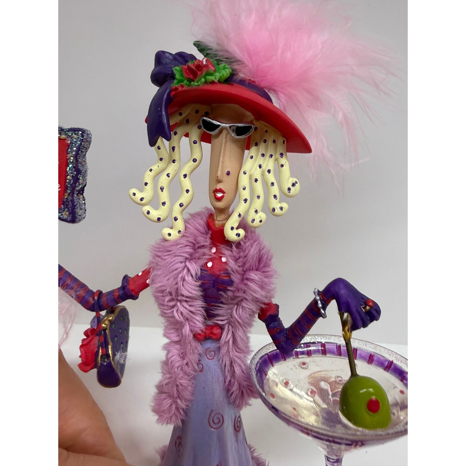 Dolly Mama’s Dazzling Divas Figurine It’s Not The Age It’s The Attitude Red Hat