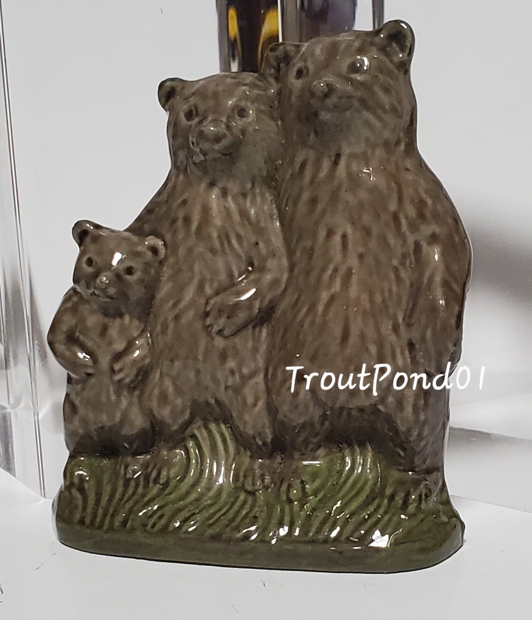 Wade Nursery Rhyme Favourites Figurine 1976 Set 4 The Three Bears Blow Up