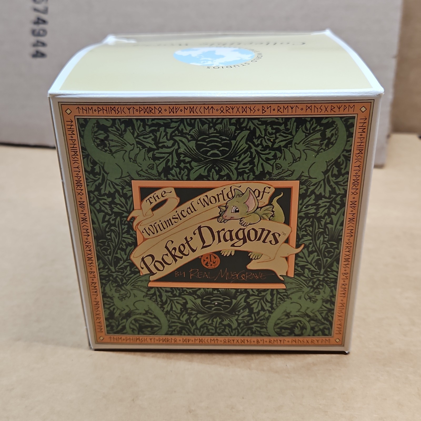 Pocket Dragons Magic Reading Hat Dragon Figurine Box Whimsical Real Musgrave