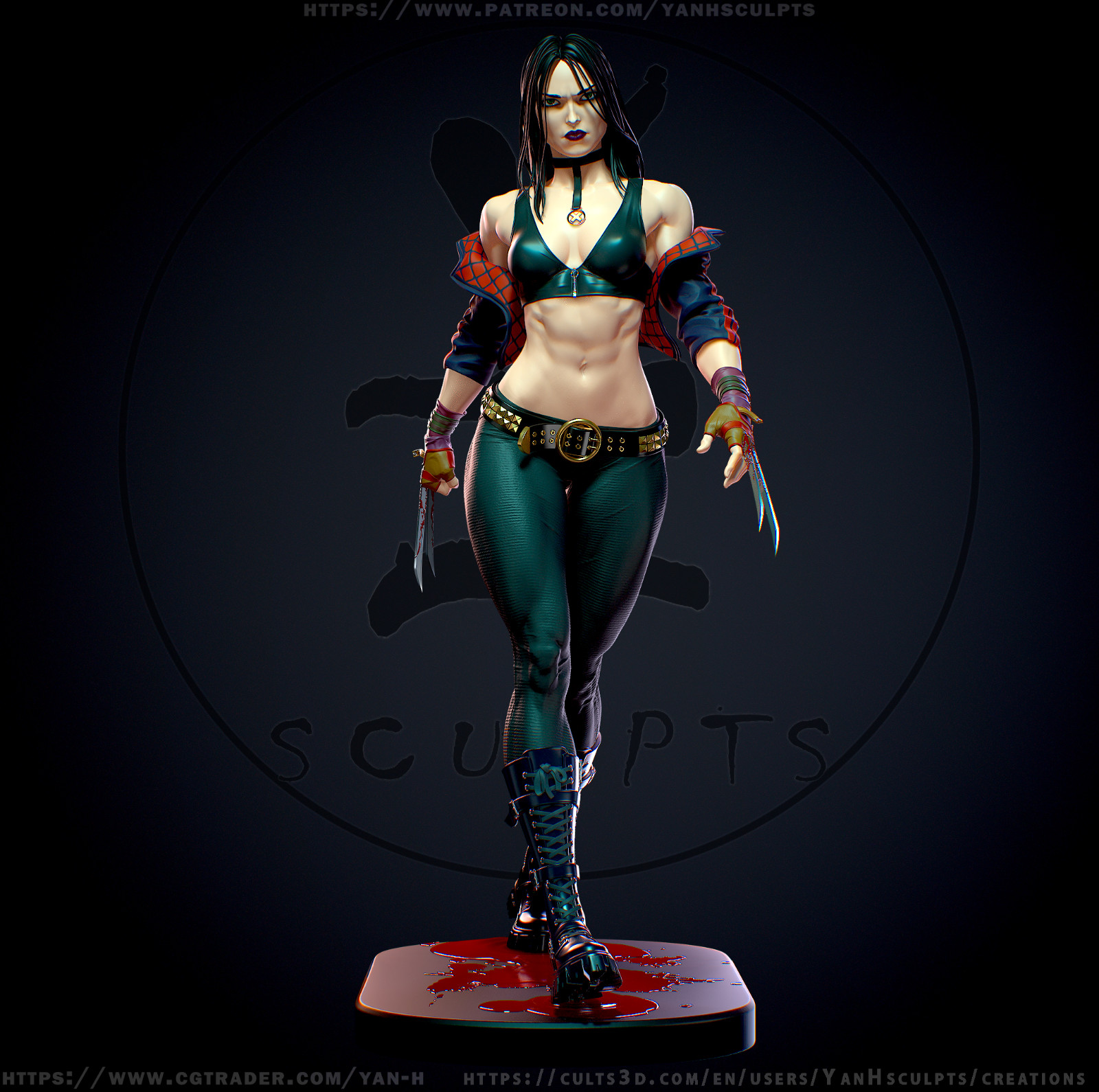 Yanh Sculpts X-23 ANY SIZE Resin Kit or Assembled & Painted, SFW & NSFW Options