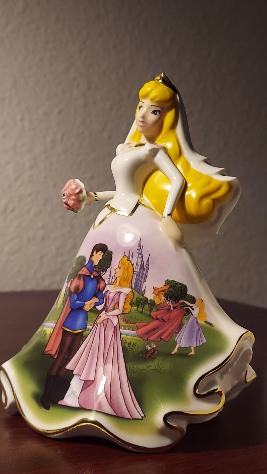The Bradford Exchange Happily Ever After Sleeping Beauty Figure NO BOX