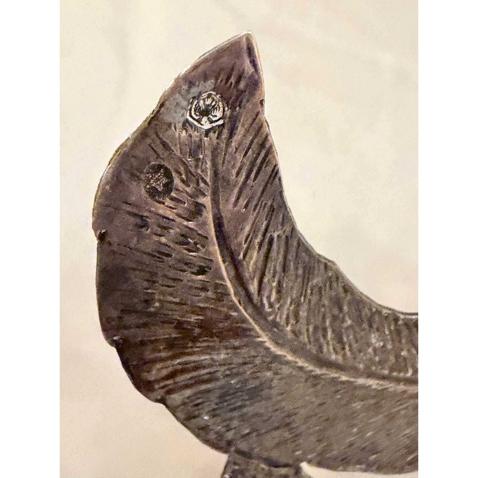 Mid-20th Century Spanish .915 Silver Sterling Rooster Figurine Detailed Work