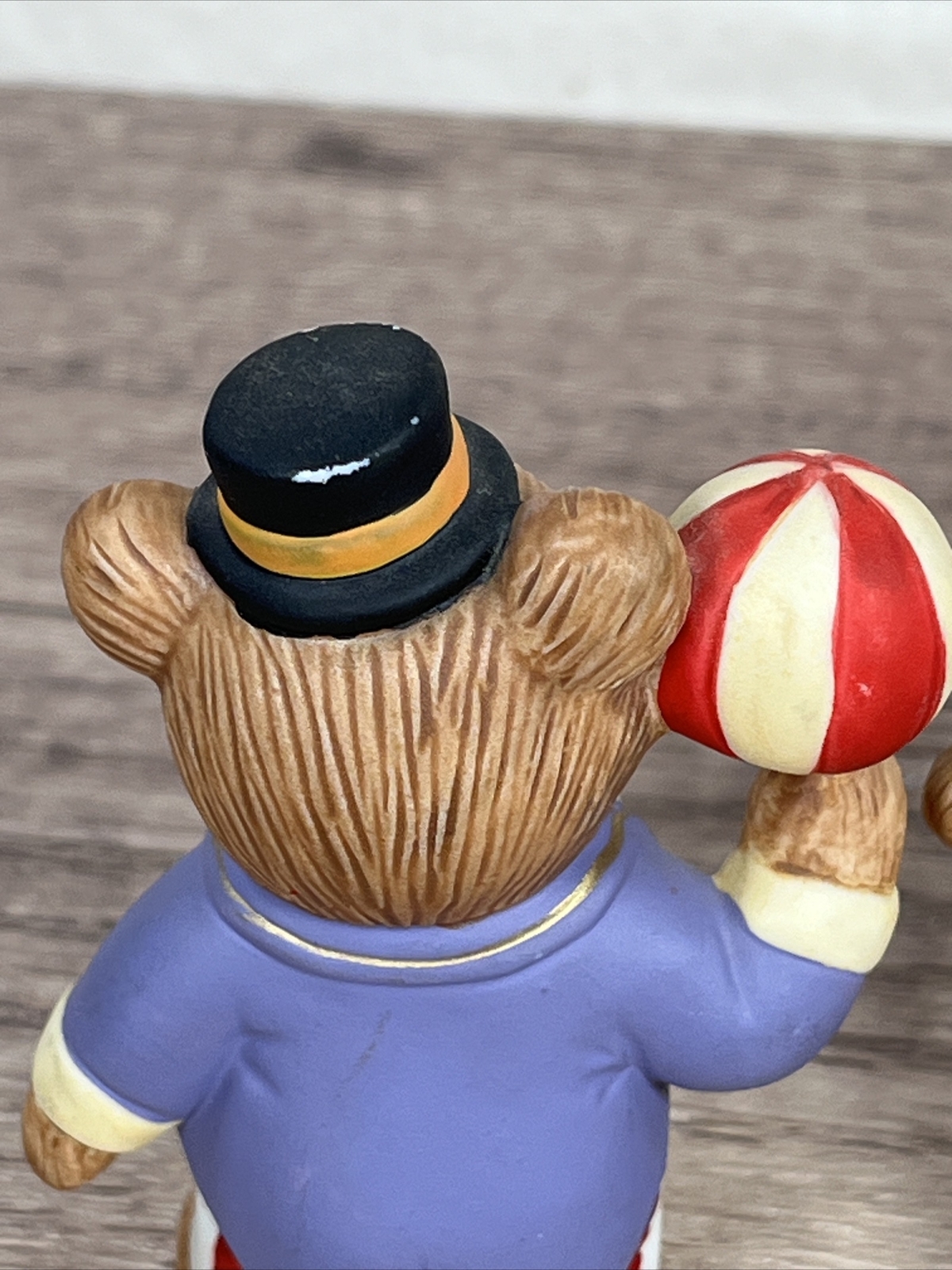 Vintage Homco Circus Teddy Bear Porcelain Figurines #1449 Set of 4 SEE PHOTOS