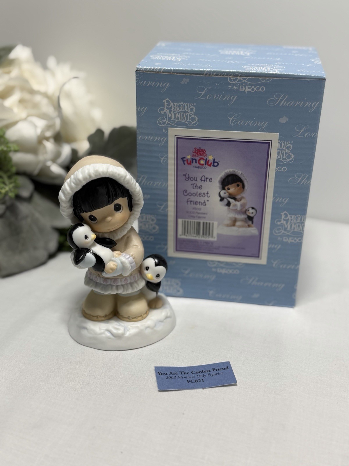 Precious Moments Fun Club “You Are The Coolest Friend” 2002 Figurine FC021 Boxed