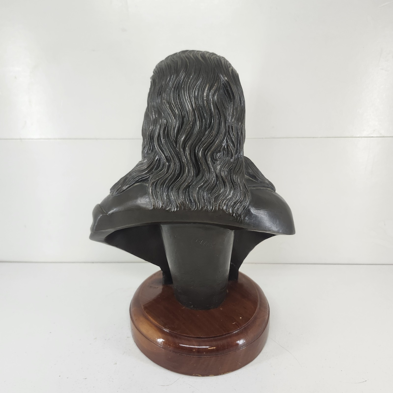 Heavy Bronze Benjamin Franklin 10″ Bust Statue Houdon Style Signed & Numbered