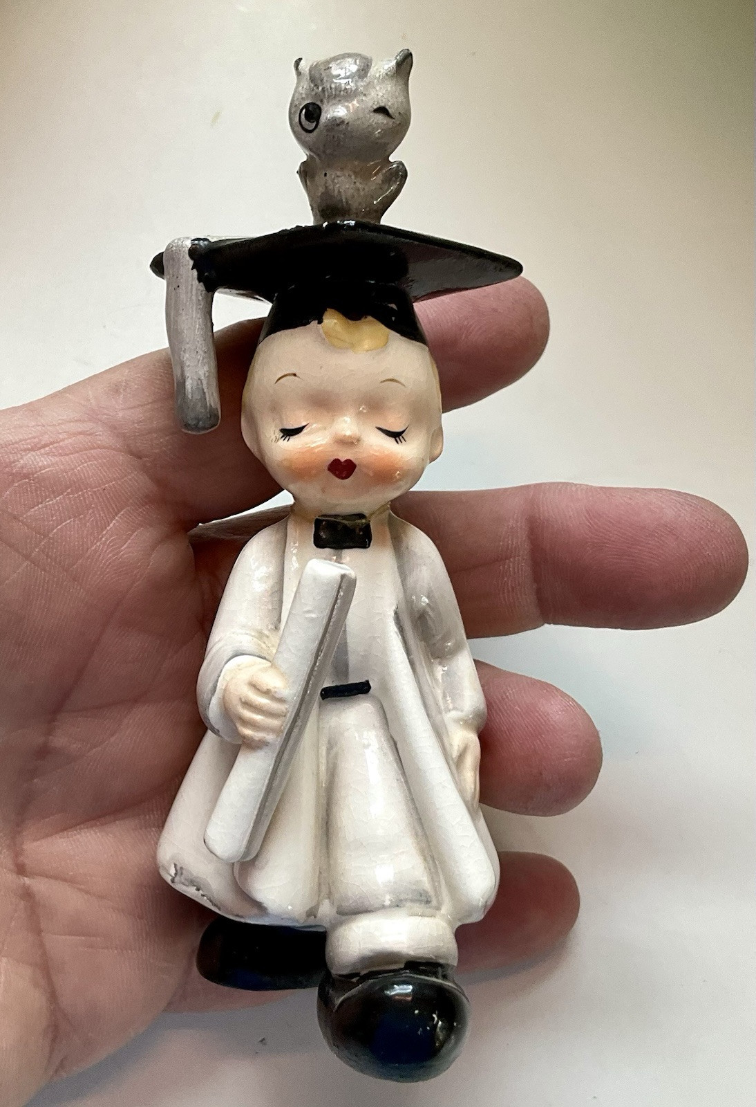 Geo Z Lefton Student Graduation Boy Figurine 1956 10004 (many photos)