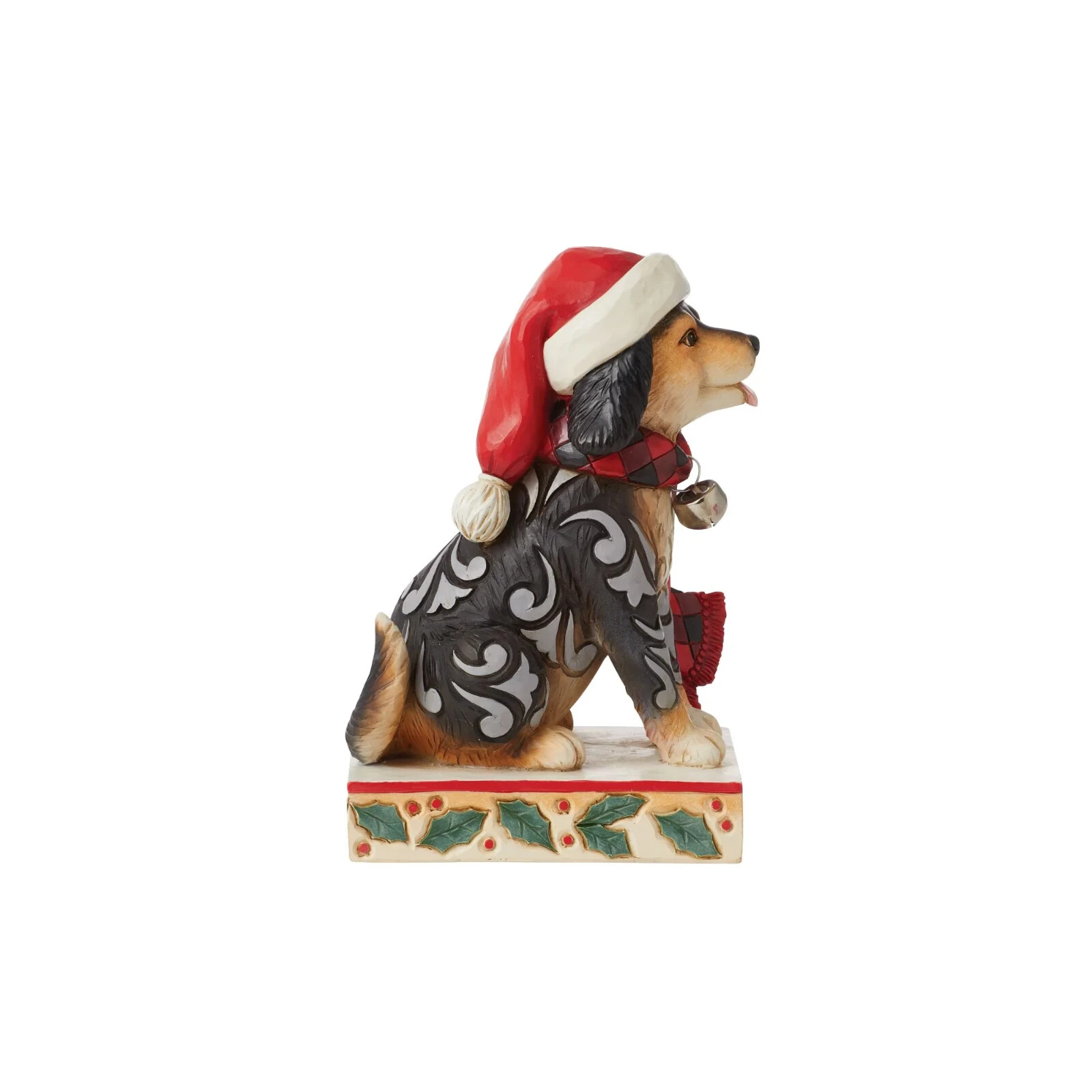 Jim Shore HIGHLAND GLEN DOG PLAID SCARF-BUNDLED UP PUP 6012867 NEW 2023