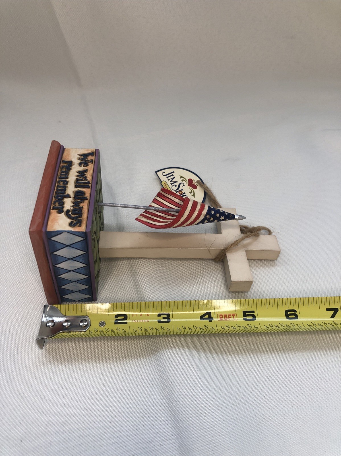 Jim Shore Hartwood Creek 2010 “We Will Always Remember” Statue Figurine NO BOX