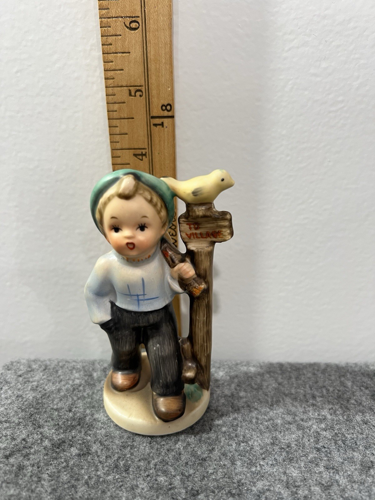 Vintage NAPCO Vagabond Boy Figurine Ceramic Japan Retro MCM gift