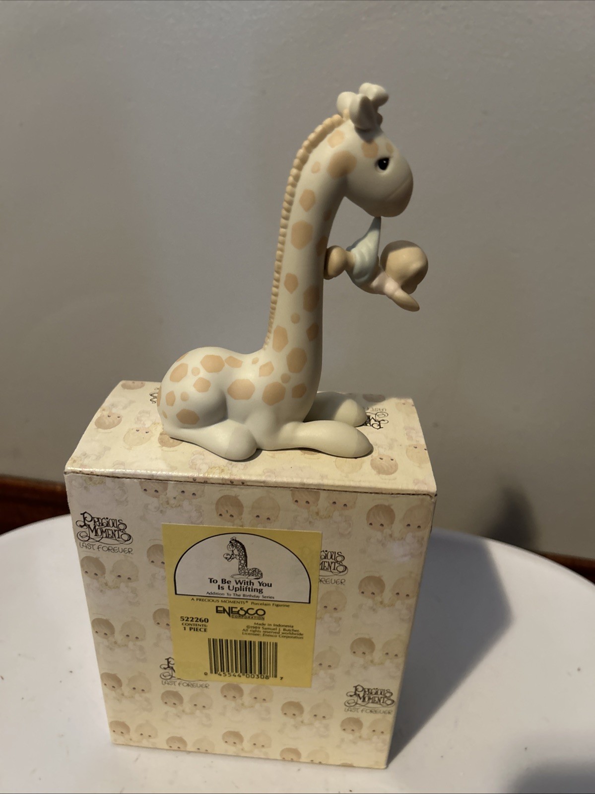 Precious Moments To Be With You Is Uplifting Giraffe Porcelain Figurine 522260