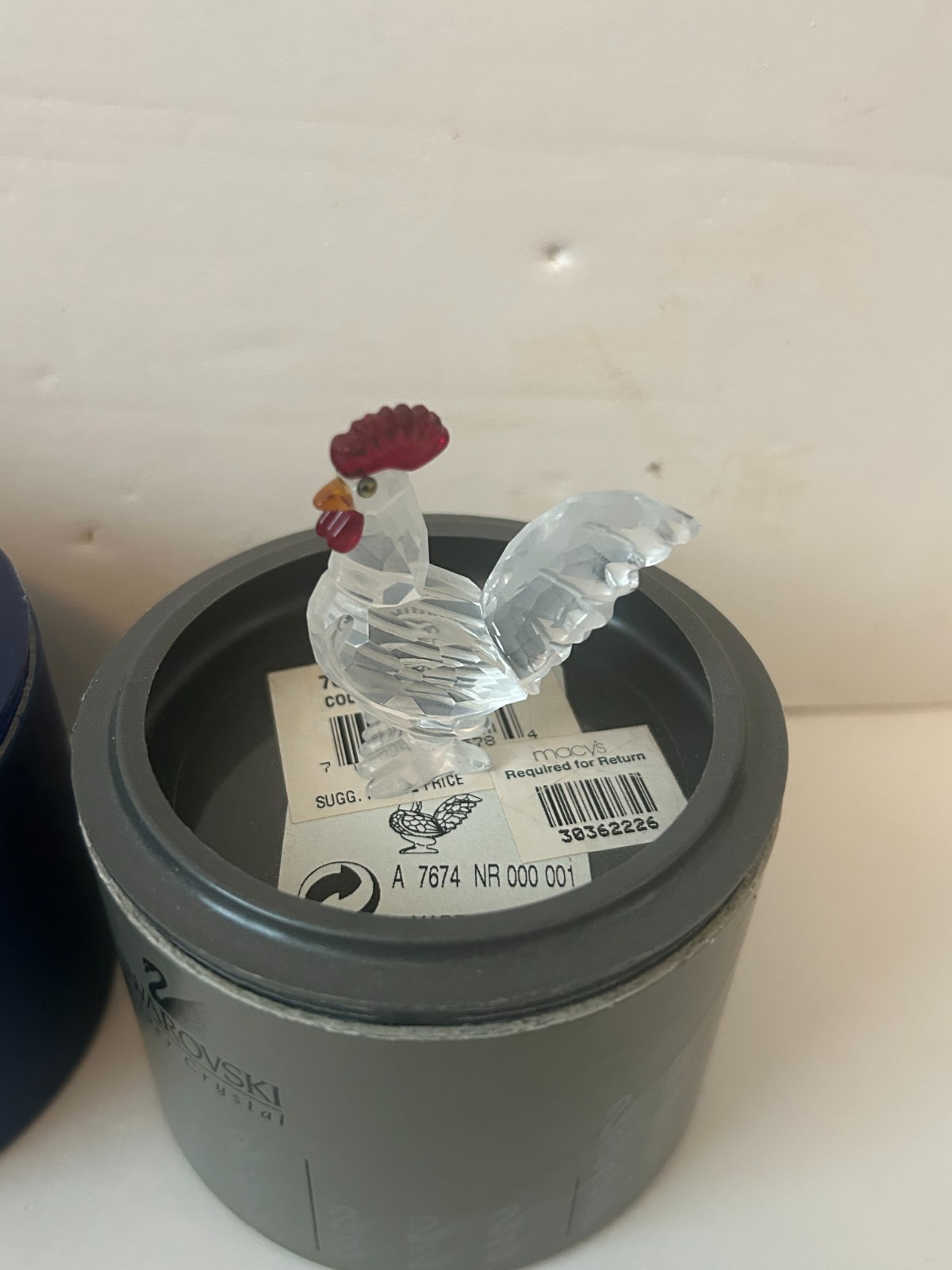 Swarovski Crystal Figurines Rooster, Hen, Cockerel and Hen – Lot of 4 NIB