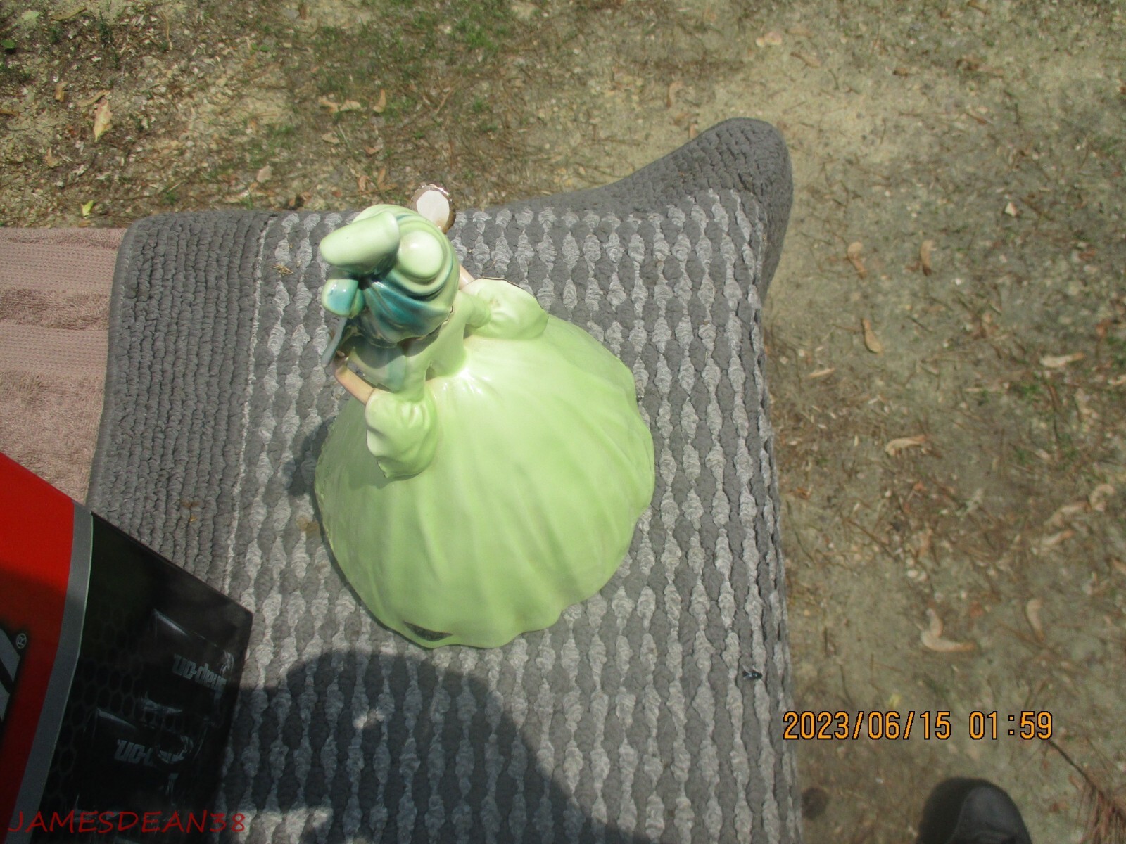 Vintage JOSEF ORIGINALS Porcelain PAMELA in Green Dress – Colonial Series 10”