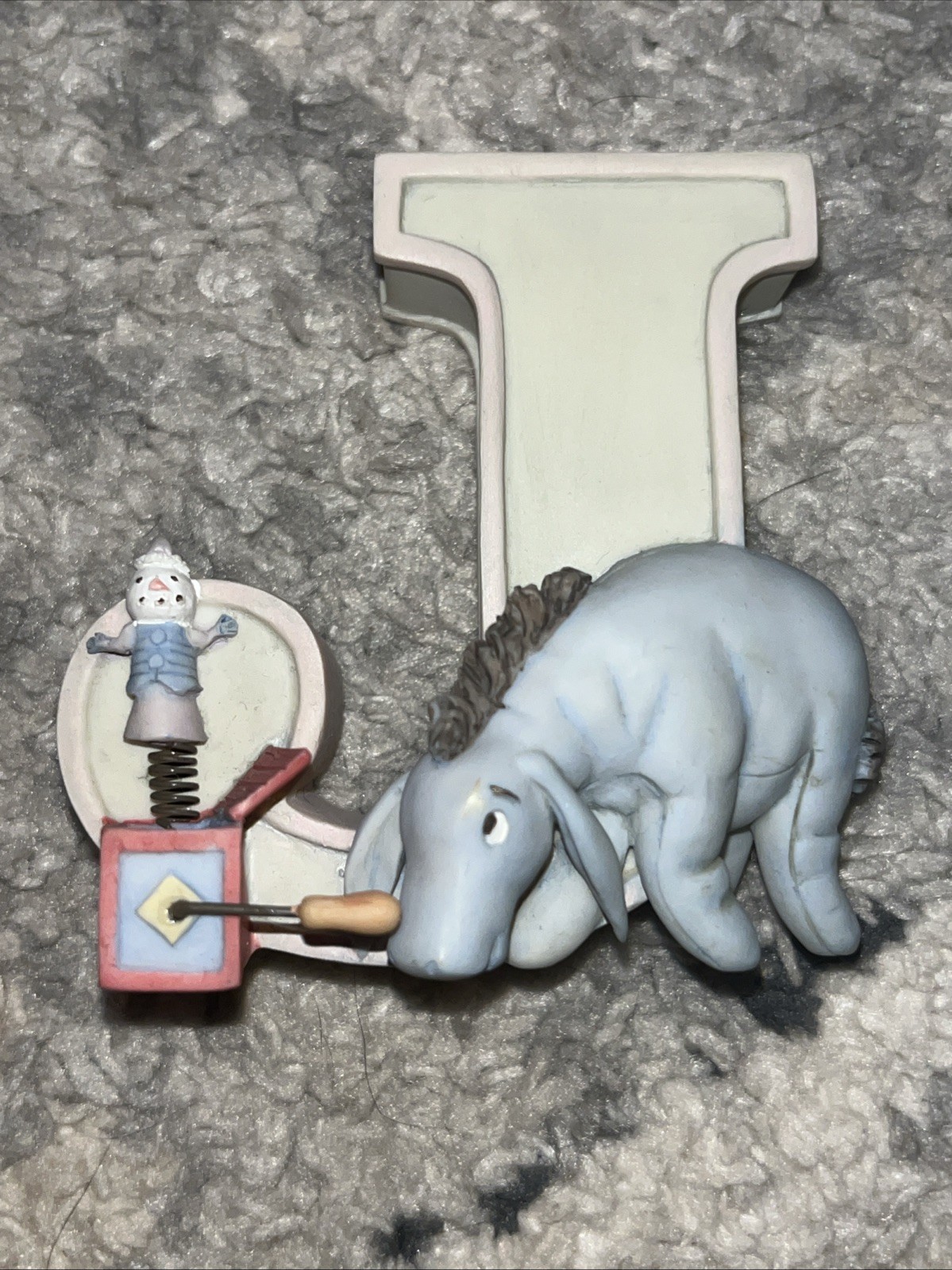 Disney Classic Winnie the Pooh Michel & Company Alphabet Letter “J” Eeyore