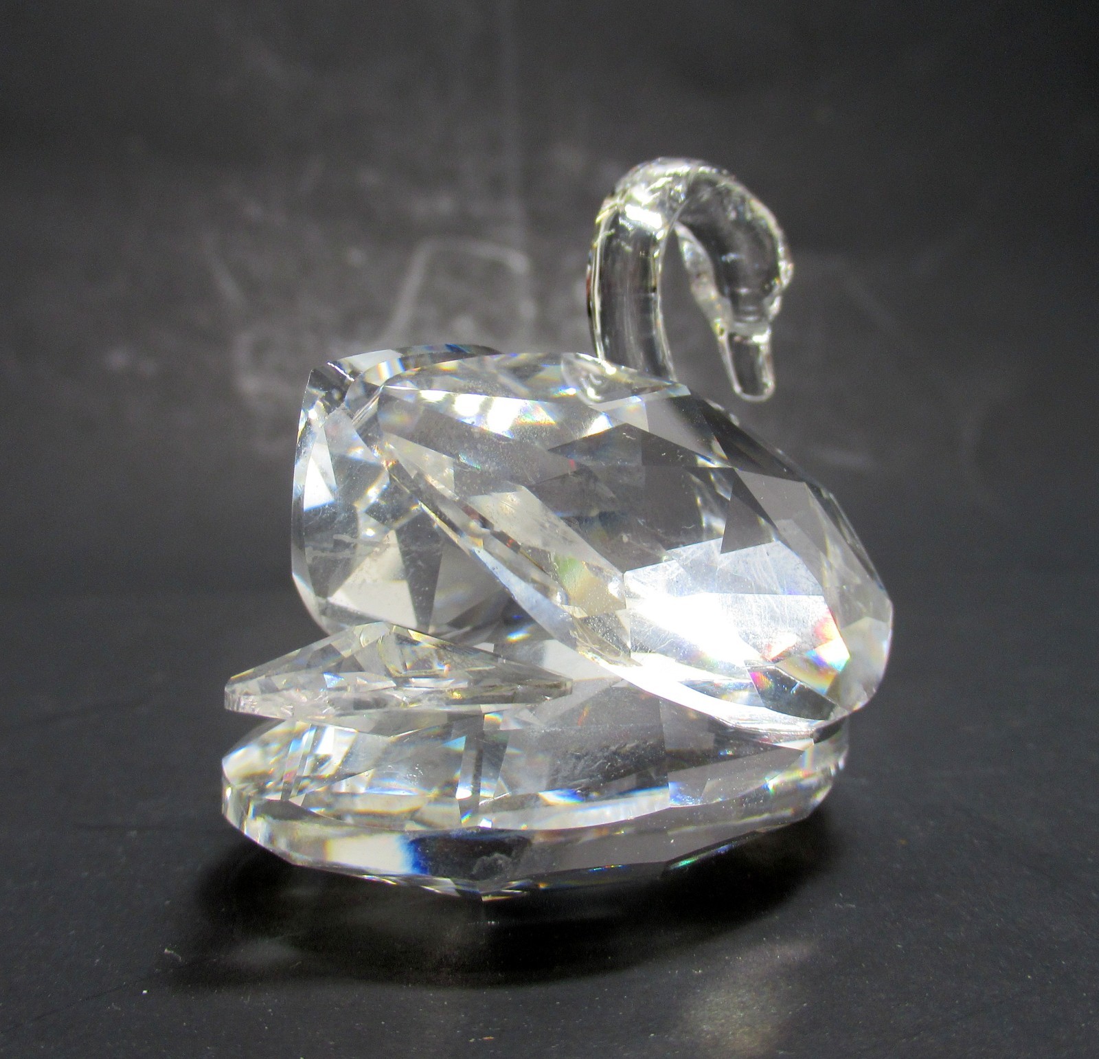 SWAROVSKI Crystal Swan Figurine Beautiful Signed Small