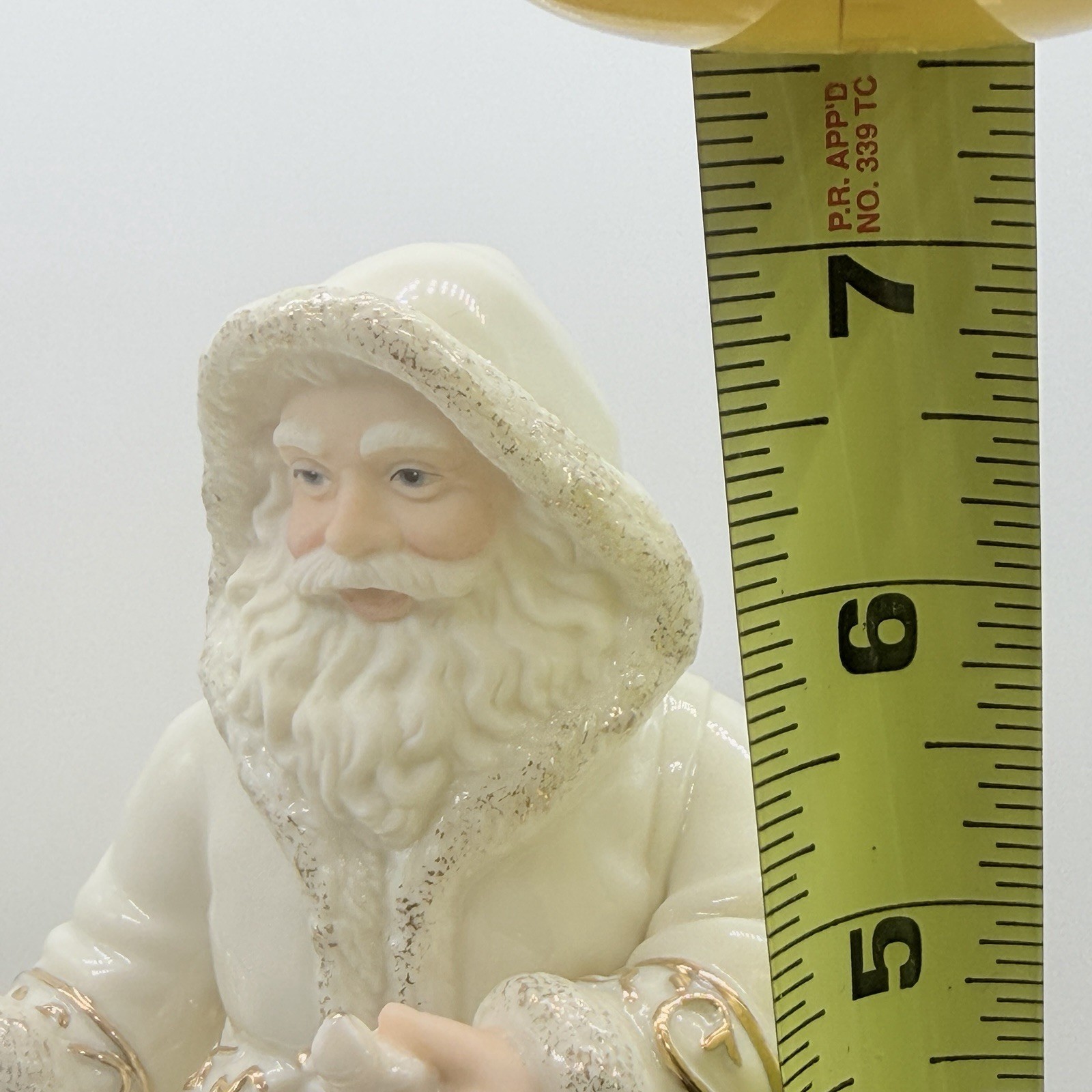 Lenox Classic International Babbo Natale Santa Figurine 24KT Gold COA & Box