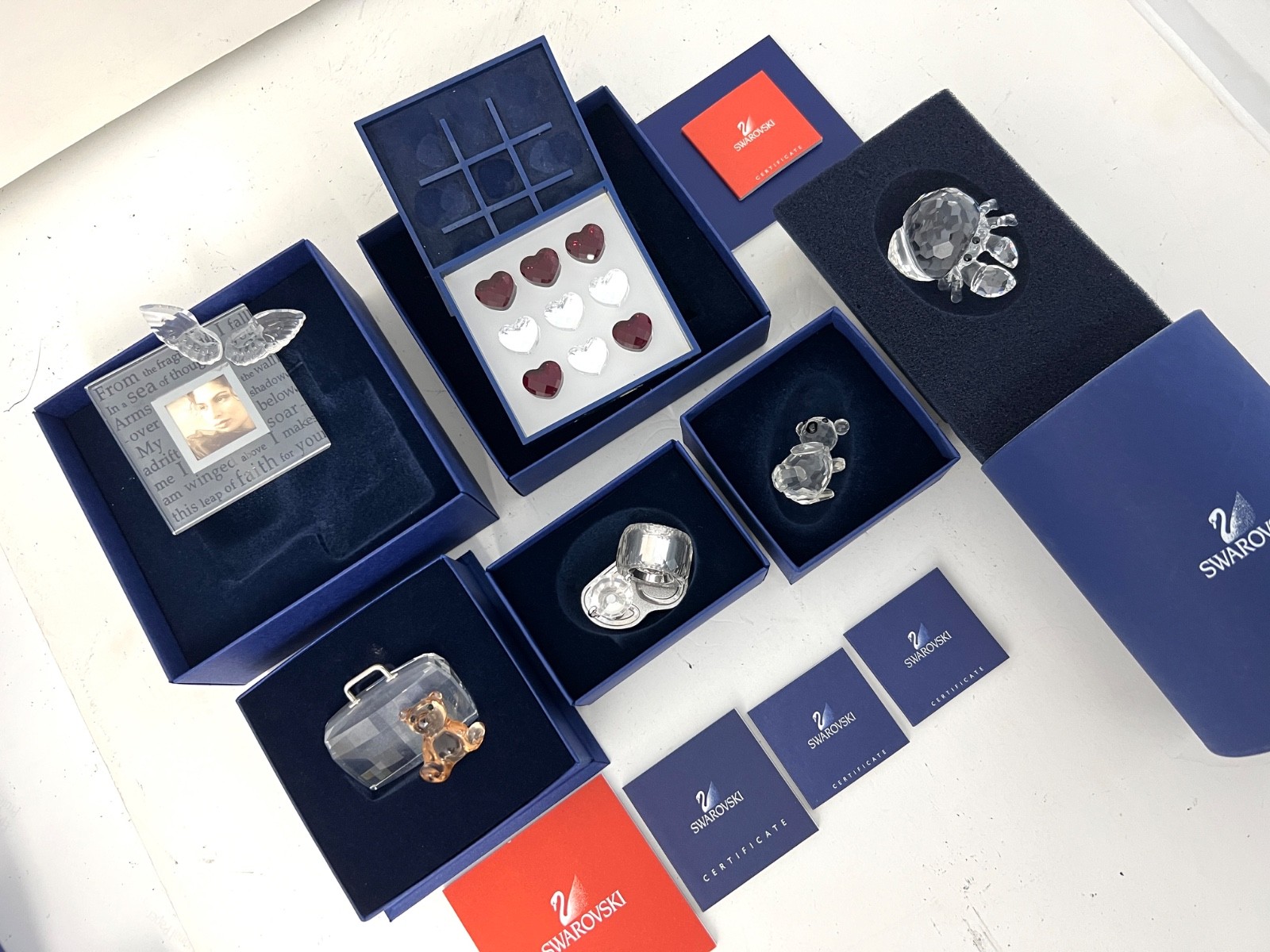 Swarovski 6 Pieces Crystal Miniature Figurines – Collection # 14