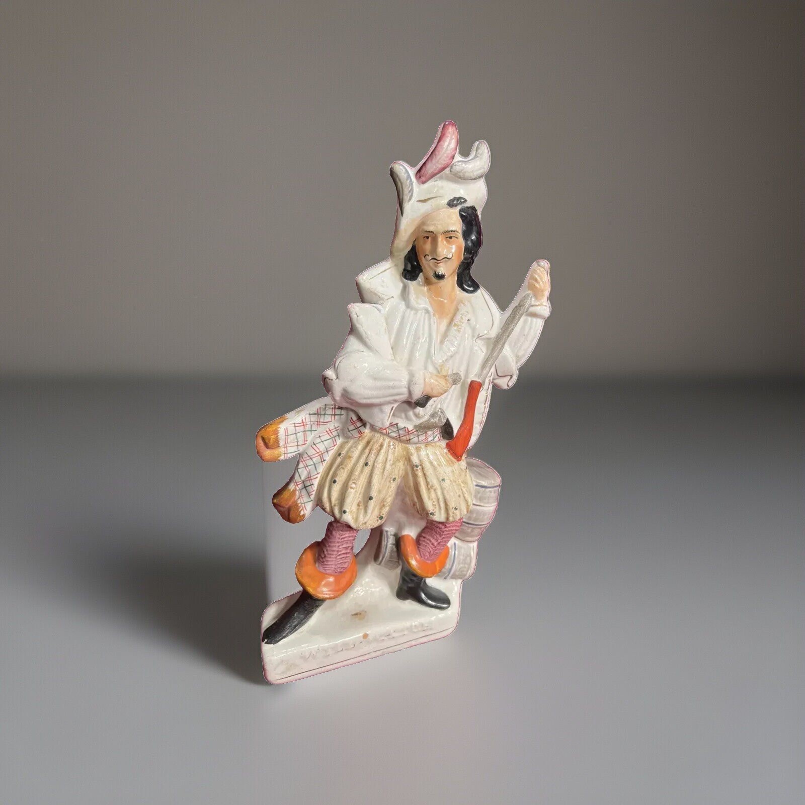 Antique Staffordshire Figure, Will Watch, The Bold Smuggler, C 1850