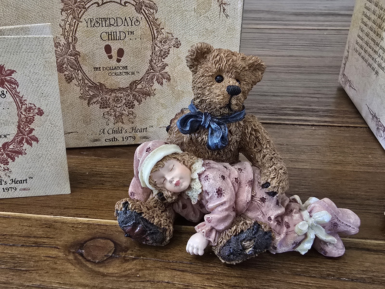 BOYDS 3531 TERESA & JOHN THE PRAYER & 3527 Shelby…Asleep… Yesterday’s Child