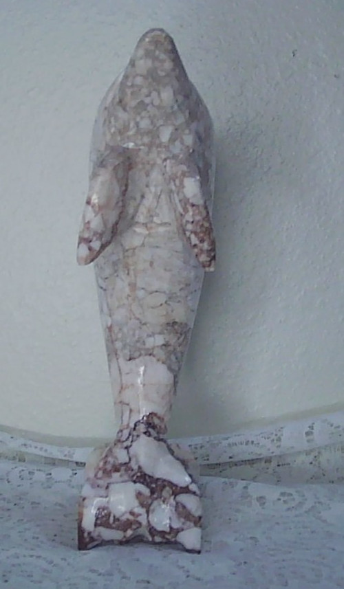 Onyx Marble Dolphin 7.5″ Tall Beautiful Hand Made Curved Animal Handicrafts